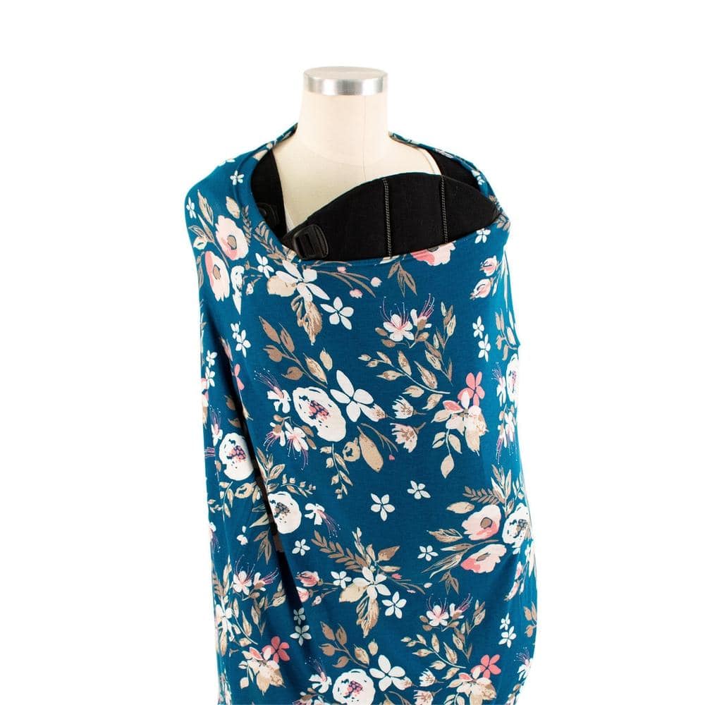 Midnight Floral 5-in-1 Multi-Use Nursing Cover 5 in 1 Bebe au Lait   