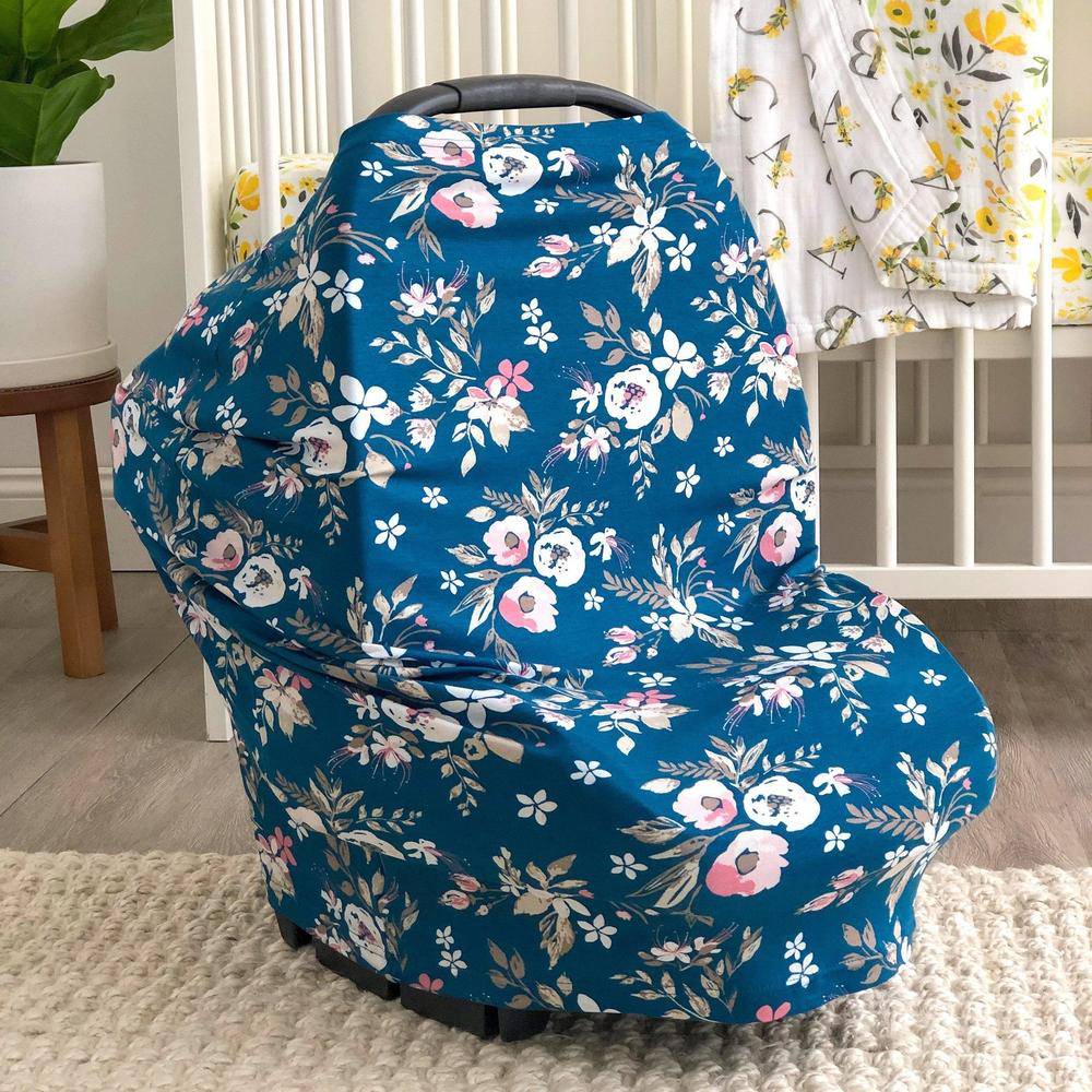 Midnight Floral 5-in-1 Multi-Use Nursing Cover 5 in 1 Bebe au Lait   