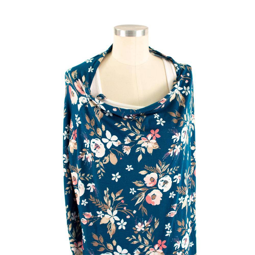 Midnight Floral 5-in-1 Multi-Use Nursing Cover 5 in 1 Bebe au Lait   