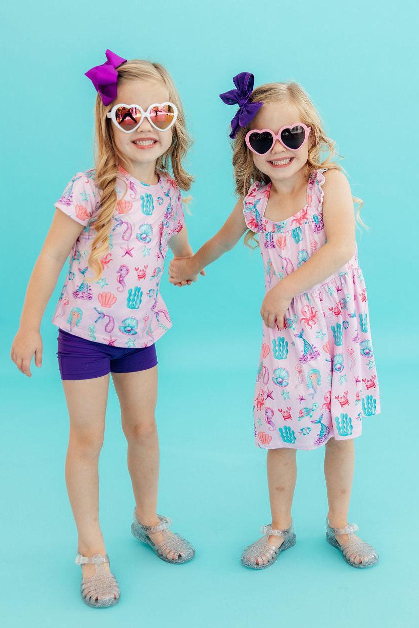 Under the Sea Ruffle Pocket Tee