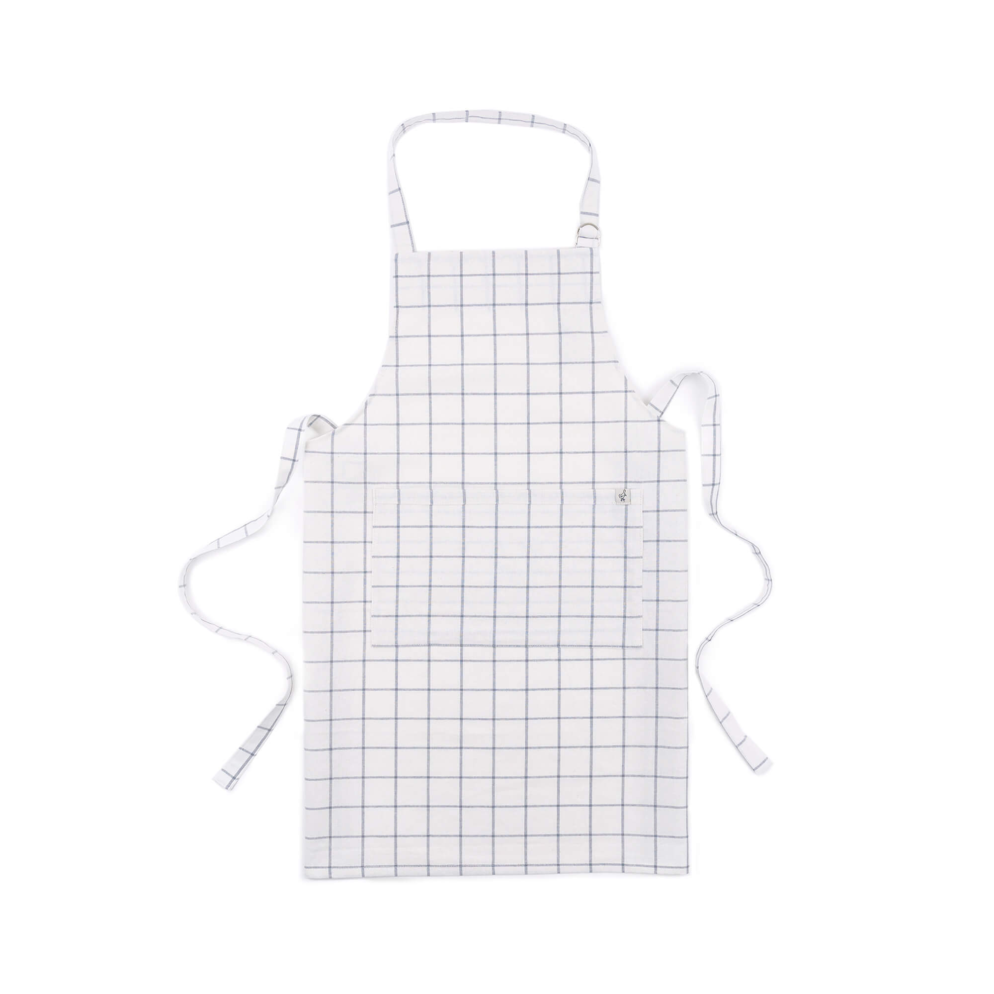 Adult Apron Play Kitchen Accessories Milton & Goose Gray Windowpane  