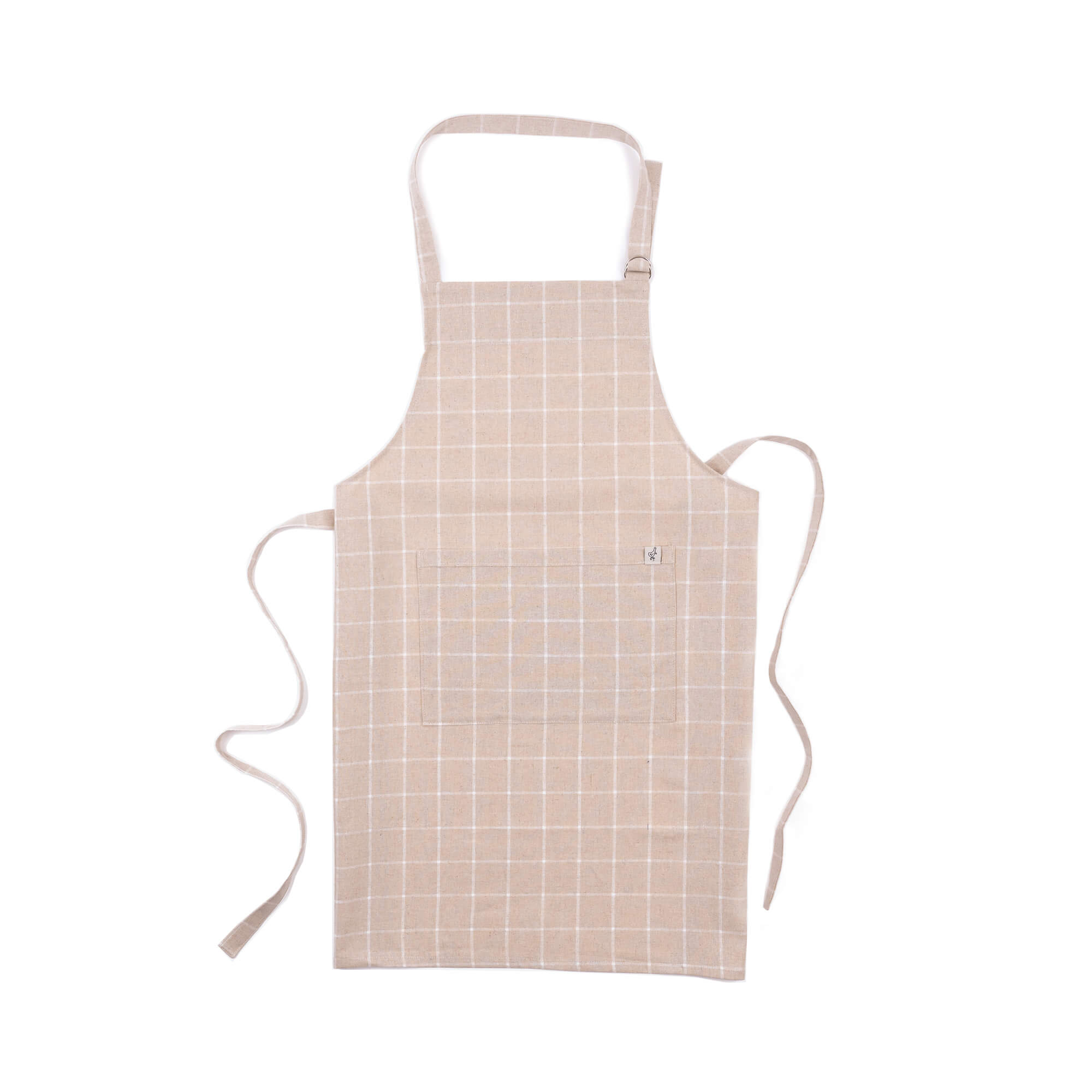 Adult Apron Play Kitchen Accessories Milton & Goose Tan Windowpane  