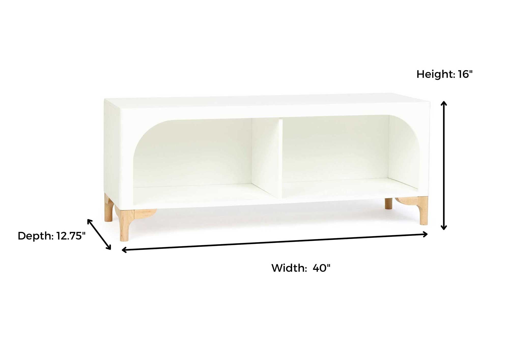 Archie Bench Bookcases & Standing Shelves Milton & Goose   