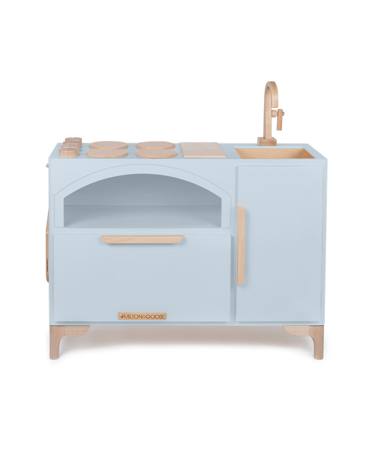 Luca Play Kitchen Play Kitchen Sets Milton & Goose Gray  