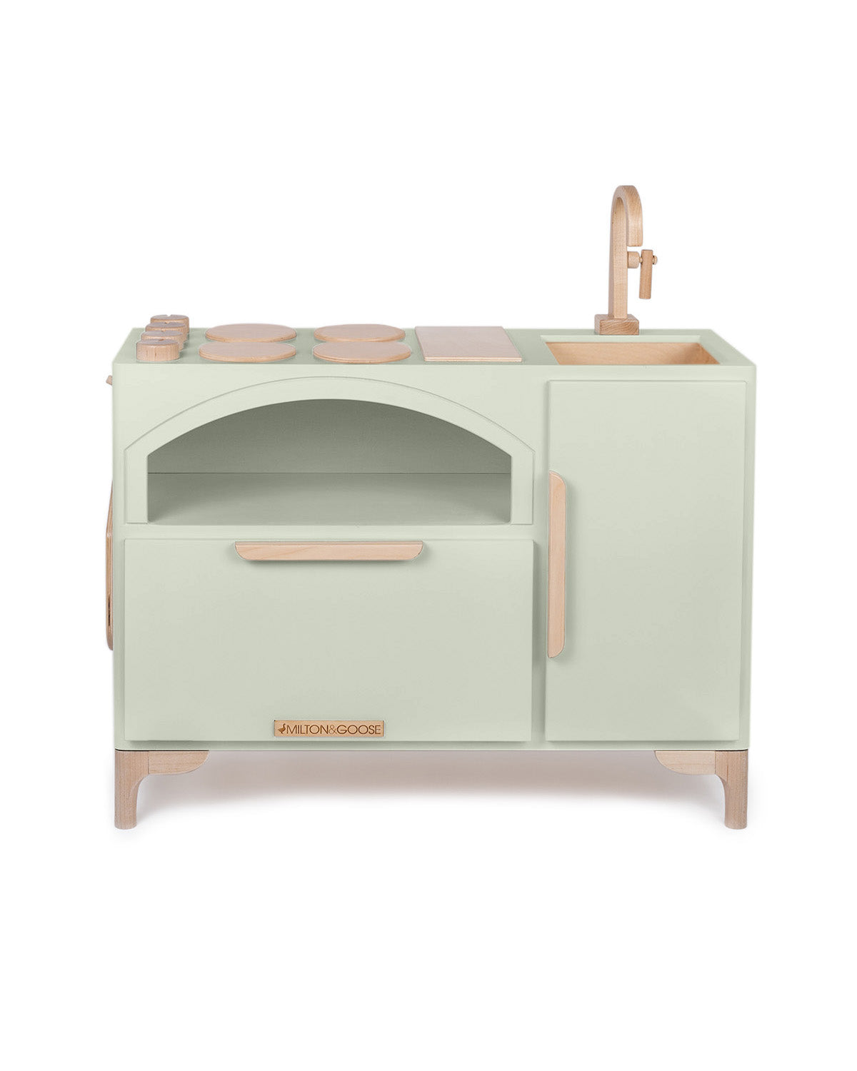 Luca Play Kitchen Play Kitchen Sets Milton & Goose Light Sage  