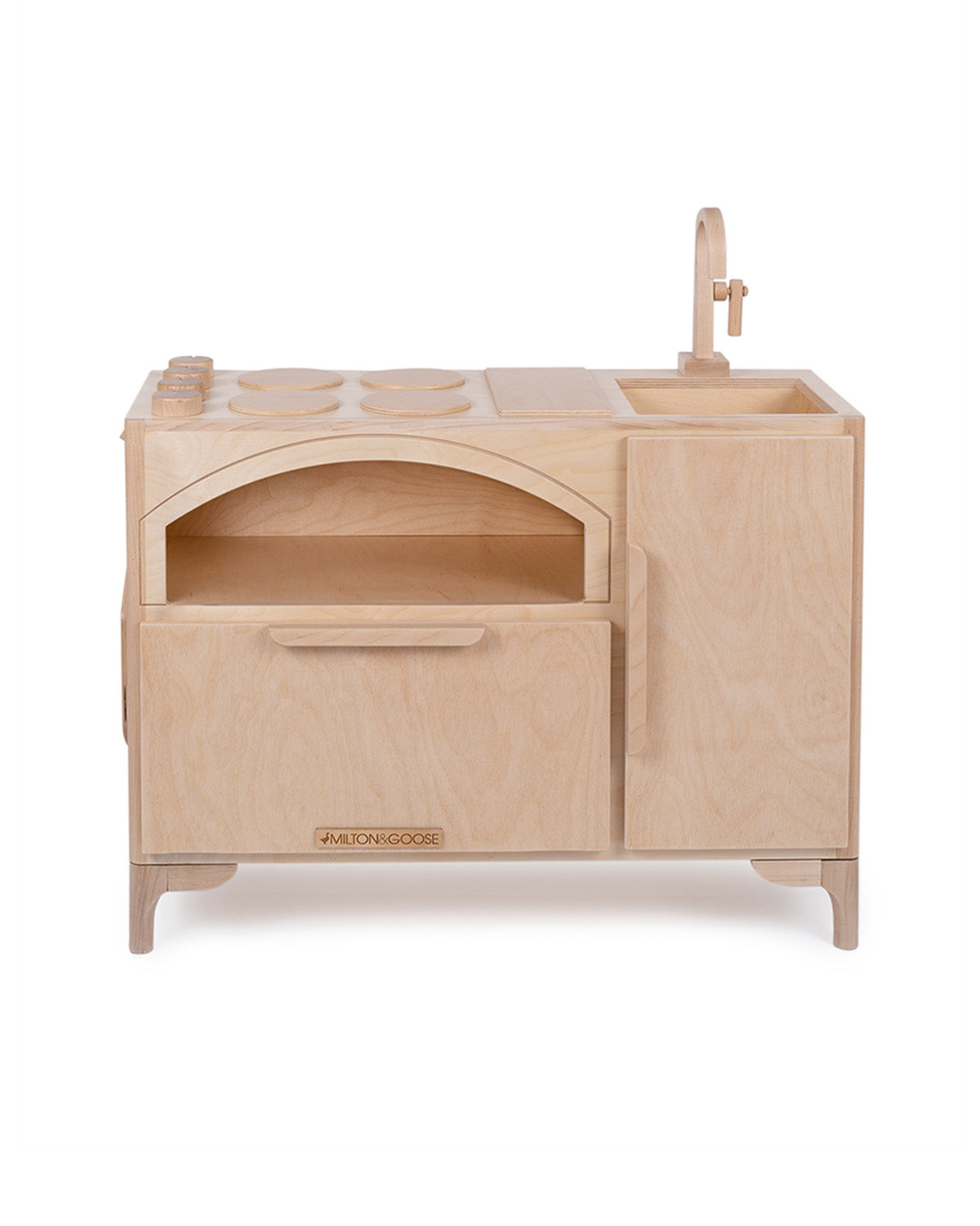 Luca Play Kitchen Play Kitchen Sets Milton & Goose Natural  