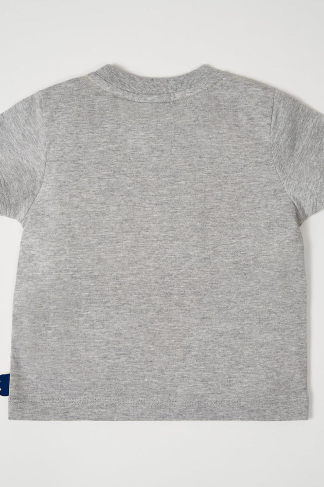Mon Coeur T-Shirt Navy Logo - Grey - FINAL SALE