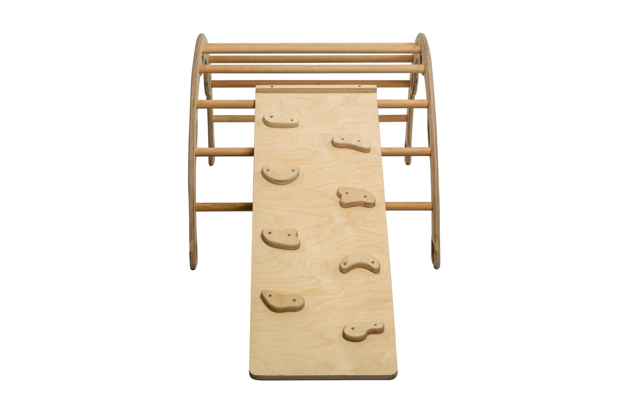 Montessori Arch Rocker with Ramp and Pillow