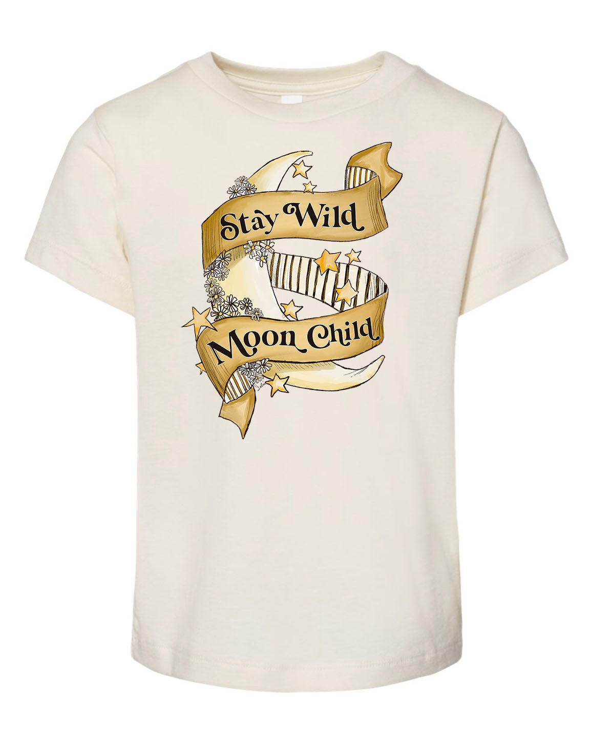 Stay Wild Moon Child - Natural [Children's Tee] Onesie Raising Tito   