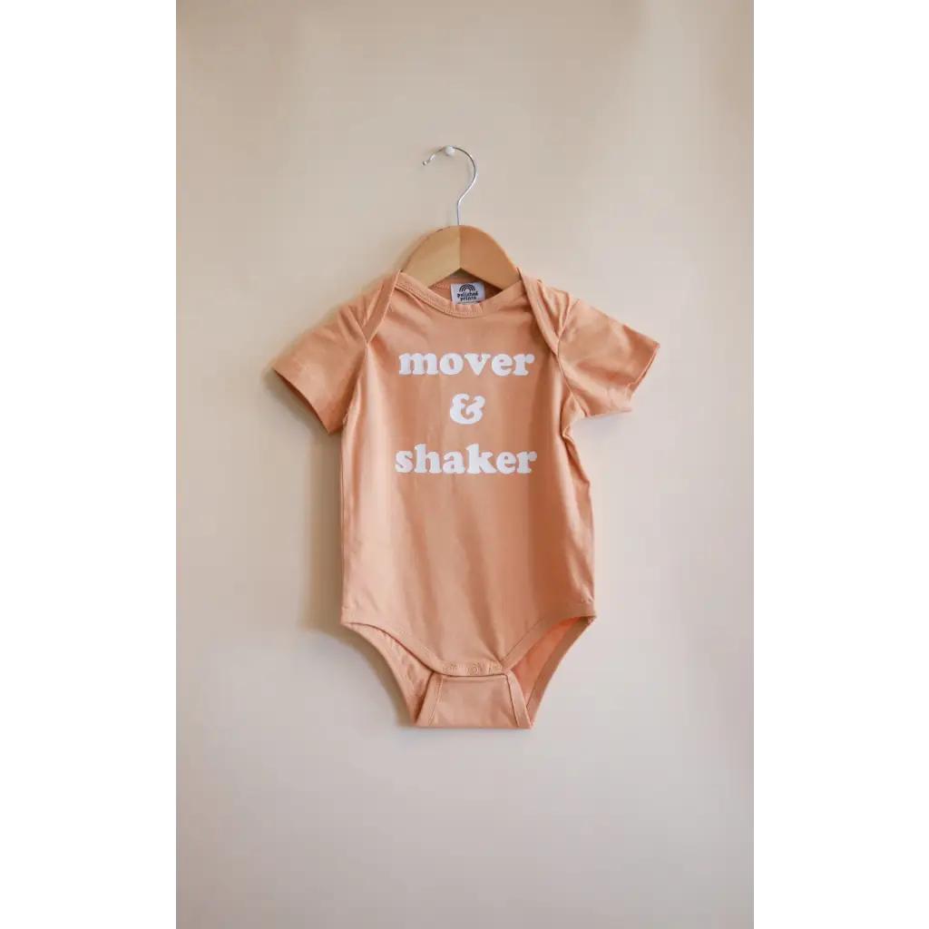 Mover & Shaker Organic Cotton Baby Bodysuit