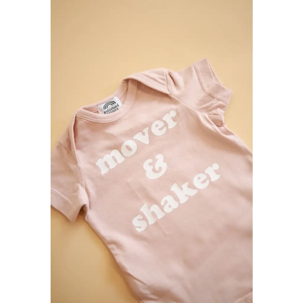 Mover & Shaker Organic Cotton Baby Bodysuit