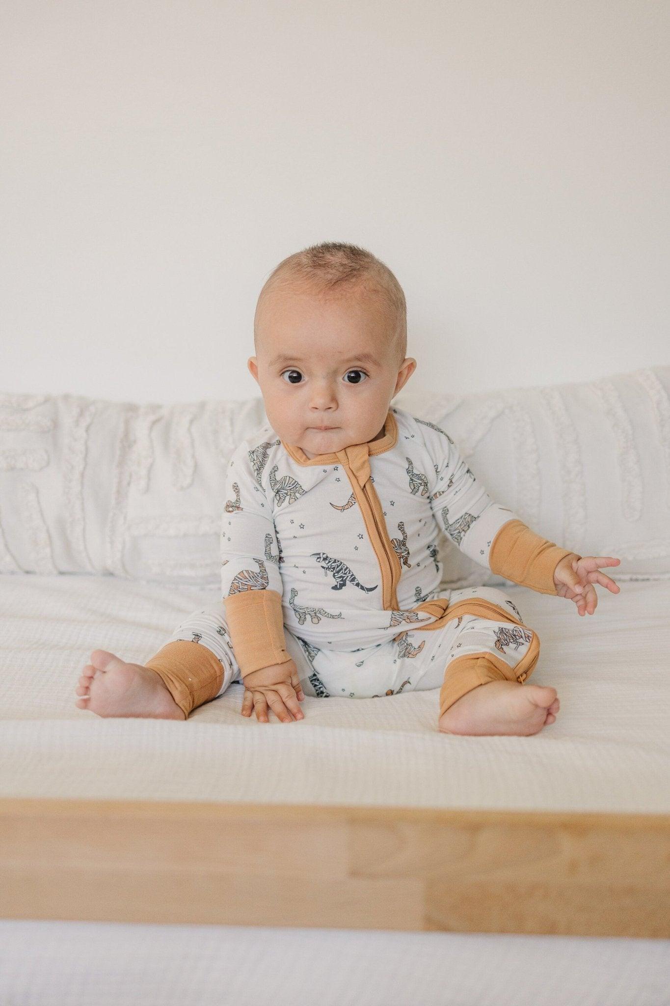 Mummy-Saurus Rex Bamboo Zippy Romper