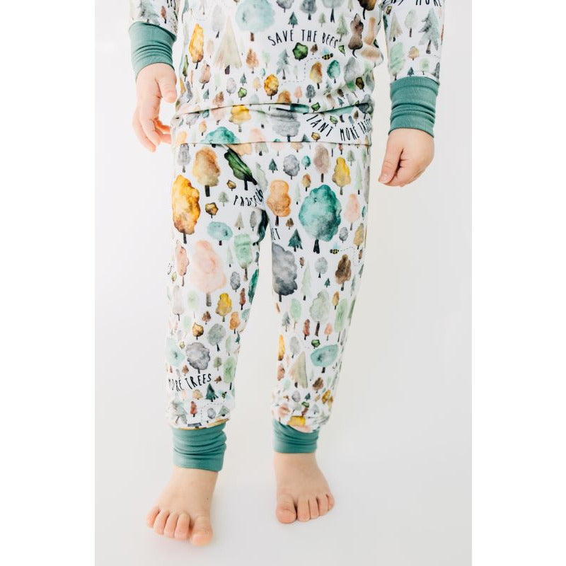 Save The Trees Two-Piece Pajama Set Baby & Toddler Sleepwear kindthing   