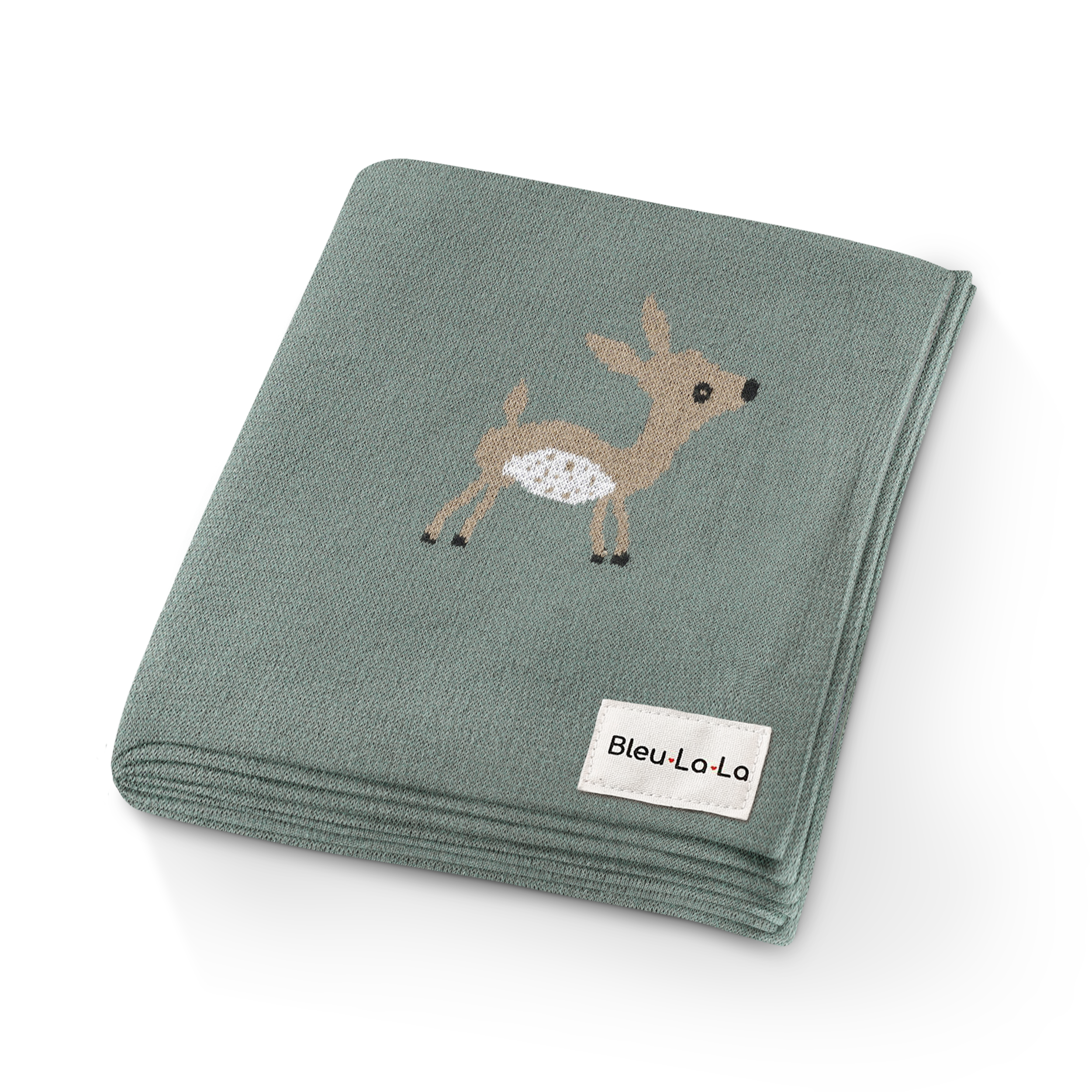 Whimsy Collection - Luxury 100% Cotton Knit Swaddle Baby Blanket