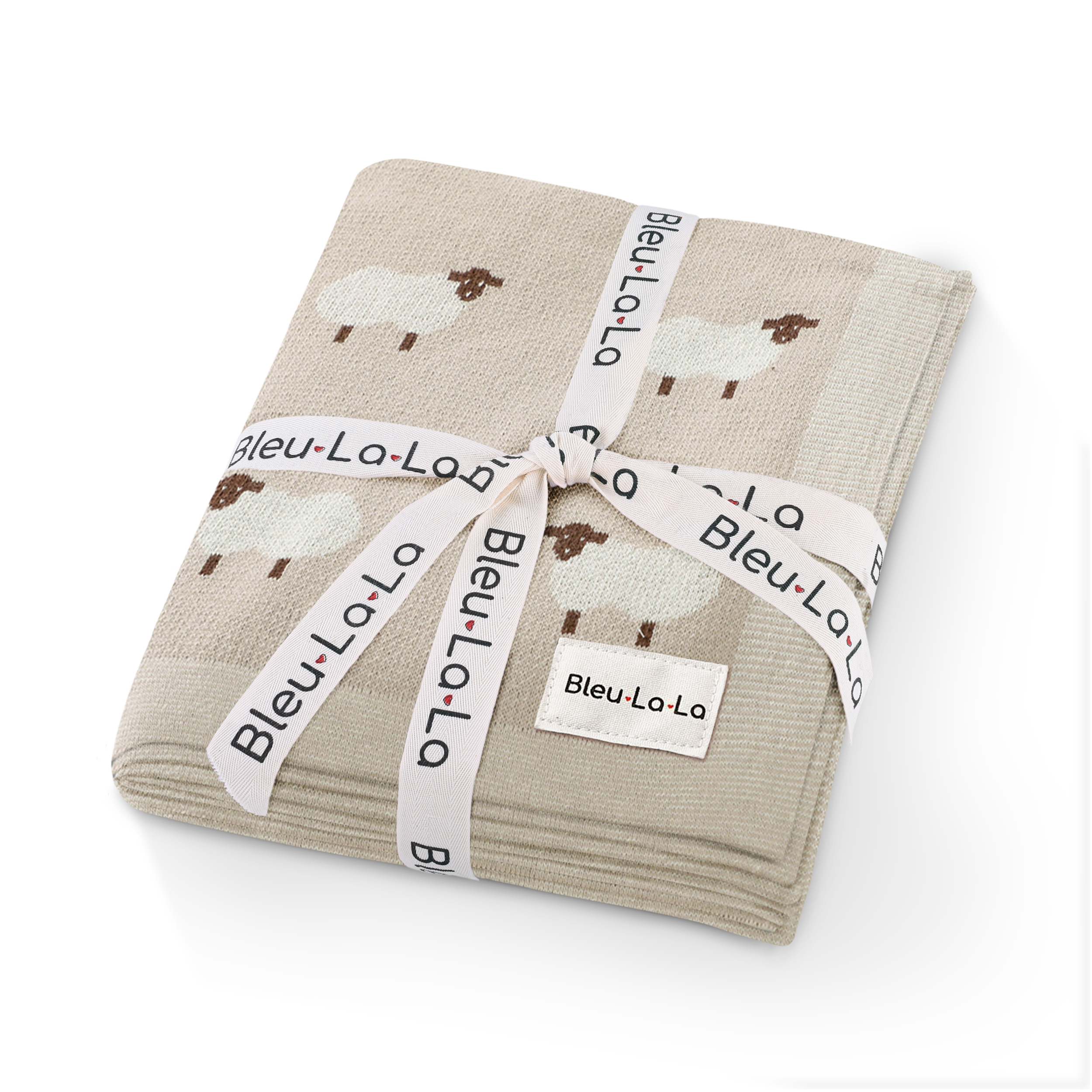 Whimsy Collection - Luxury 100% Cotton Knit Swaddle Baby Blanket