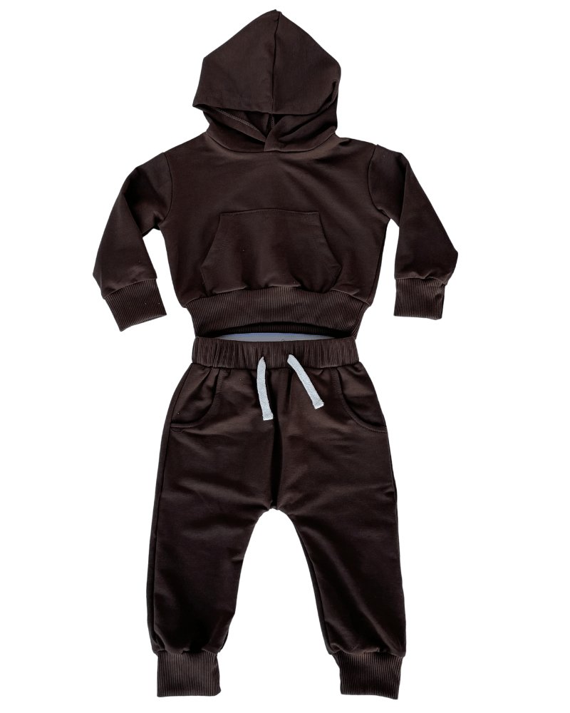 Nixon Two-Piece Hoodie Set - Mocha