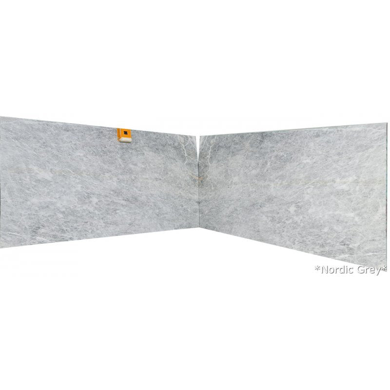 Nordic Grey Bookmatching Marble Slabs Polished - Livfloors Collection