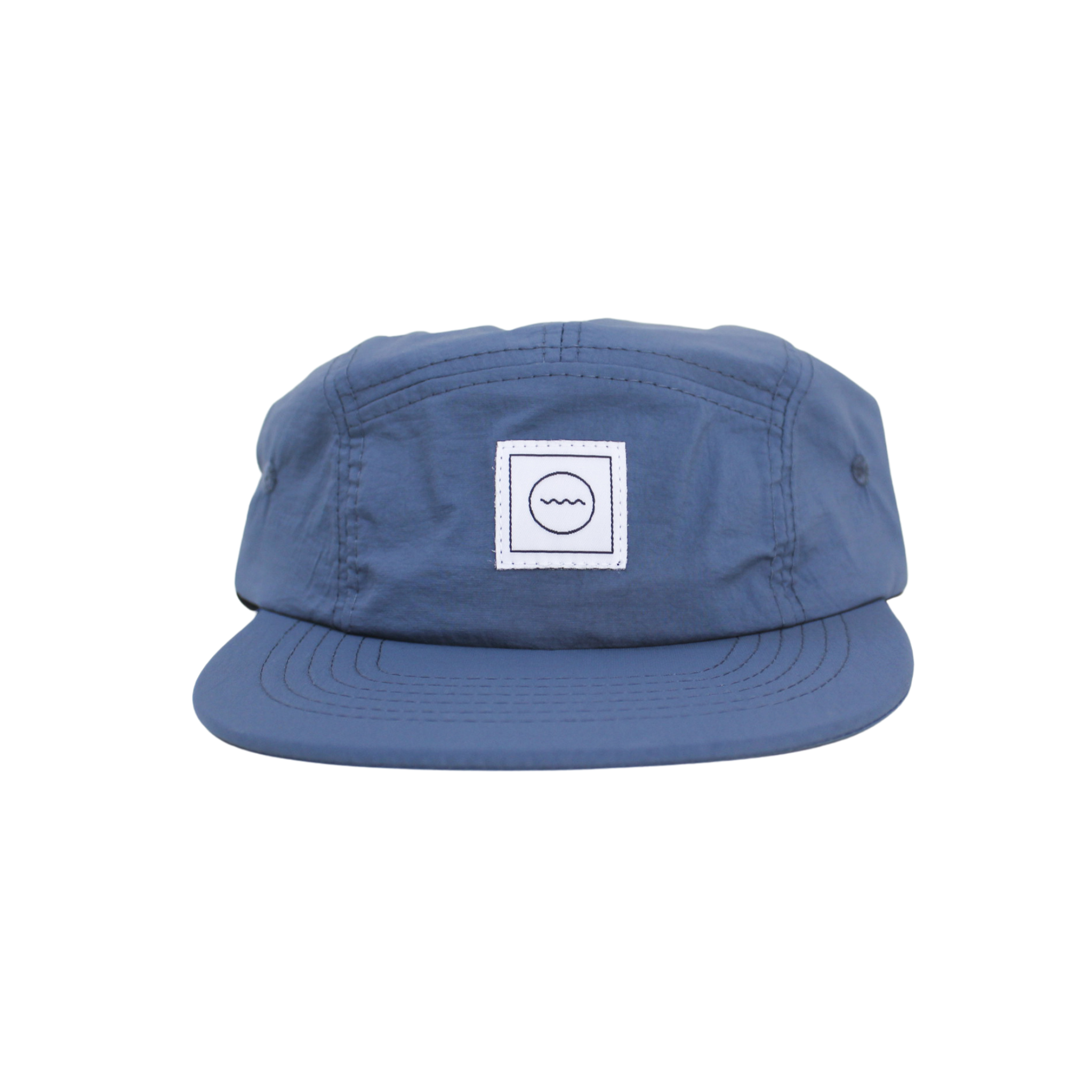 Nylon Five-Panel Hat in Wave