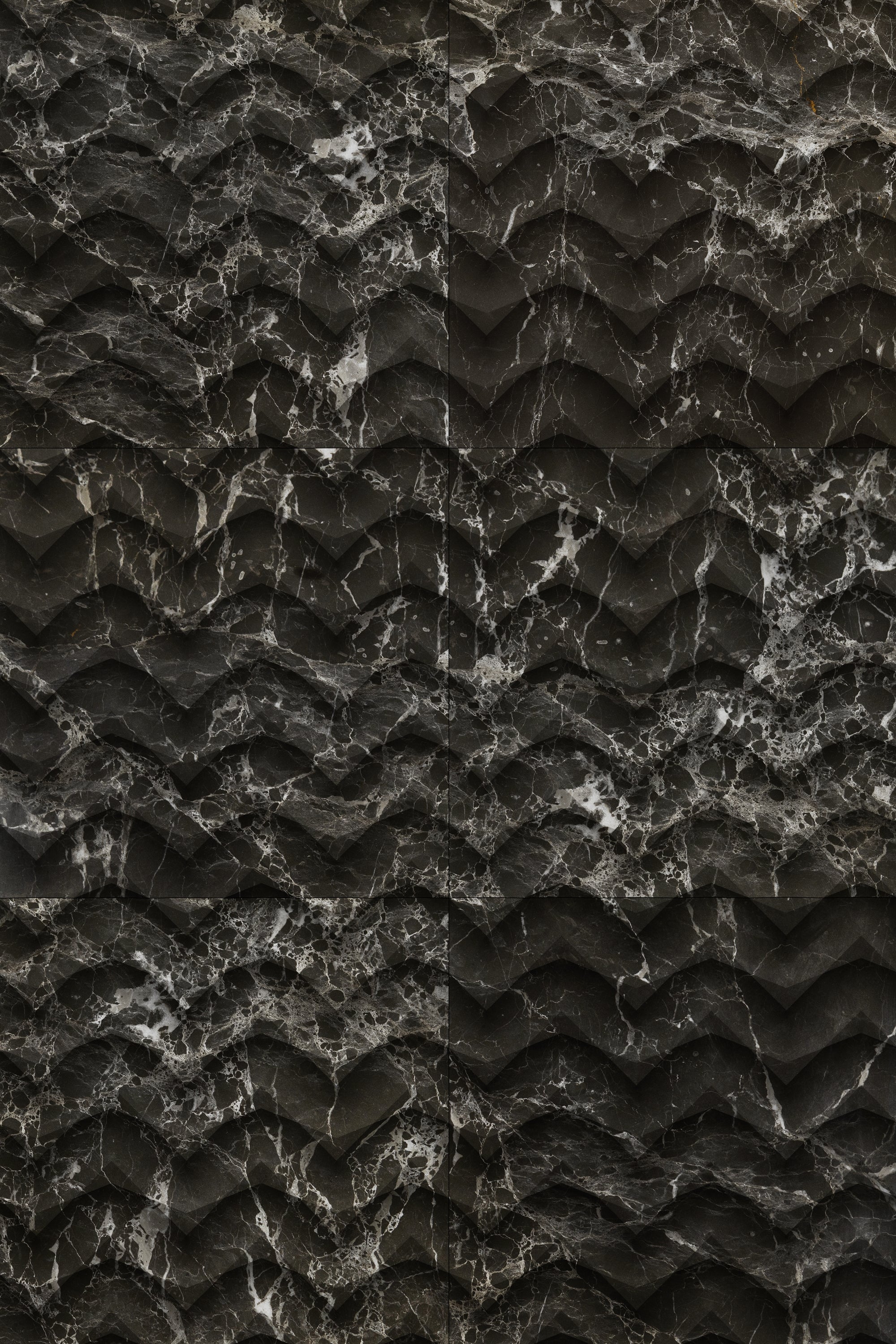 Olive Avantgarde Marble Field Dimensional Stone SILIS Wall Tile - Livfloors Collection