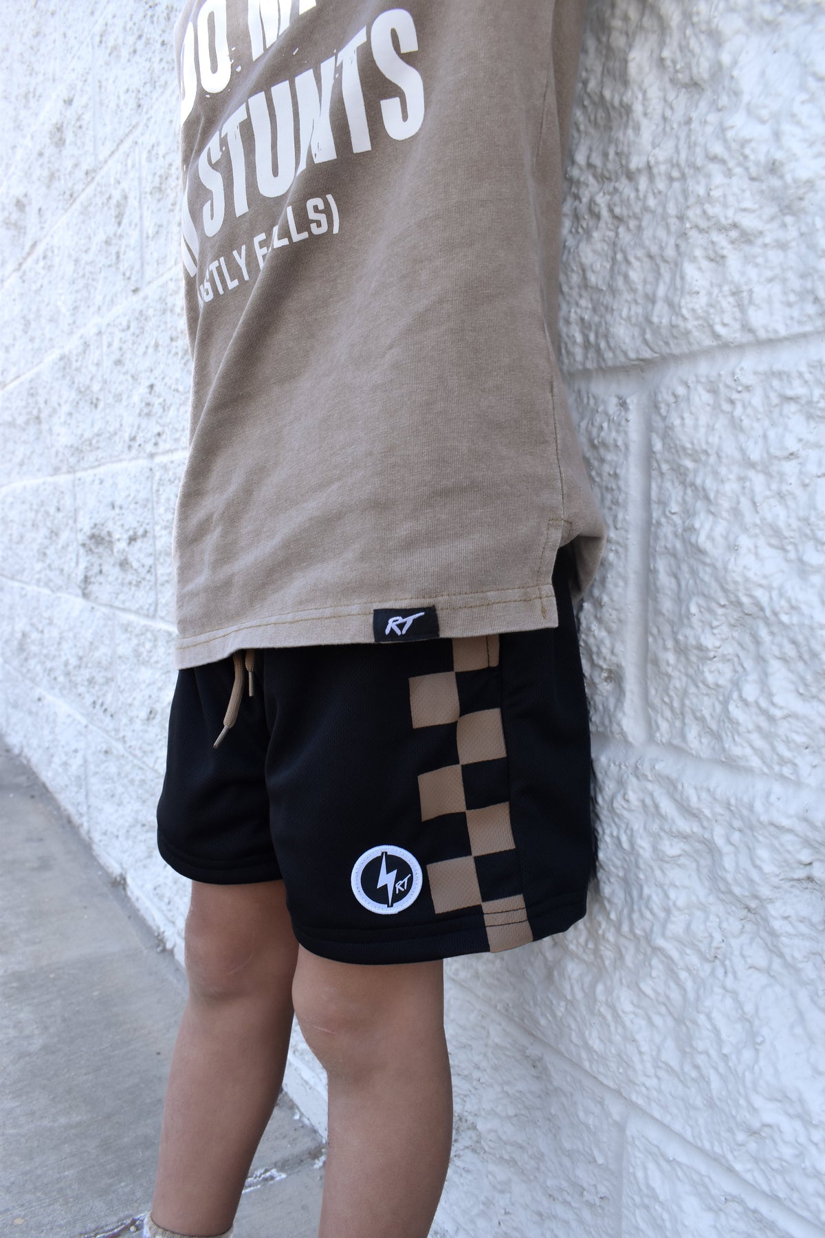 ALL DAY CHECK SHORTS - ONYX DRIFT