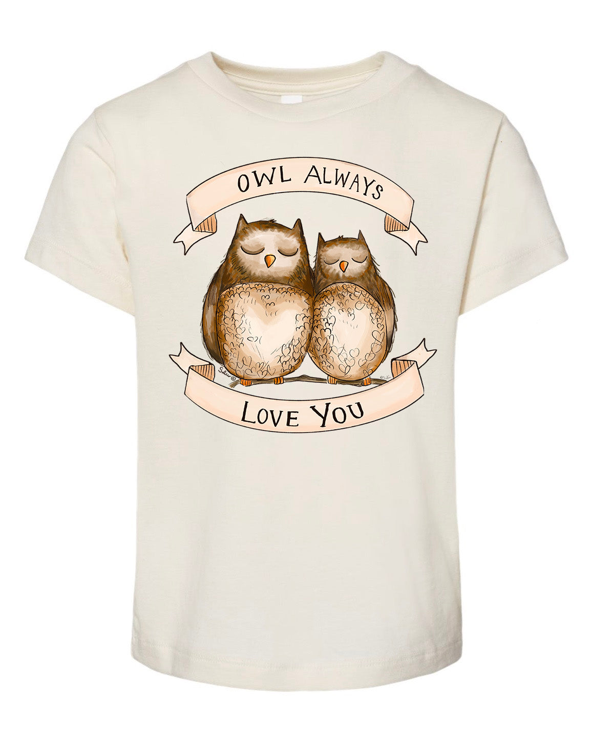 Owl Always Love You - Natural [Children's Tee] Onesie Raising Tito   