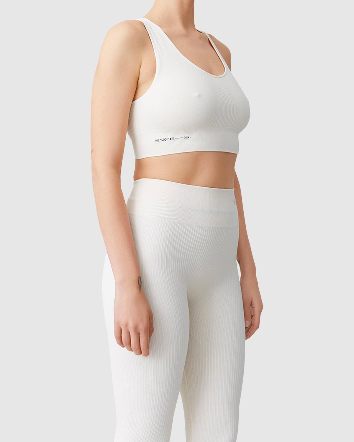 Wilma Rib Crop Top - Vanilla