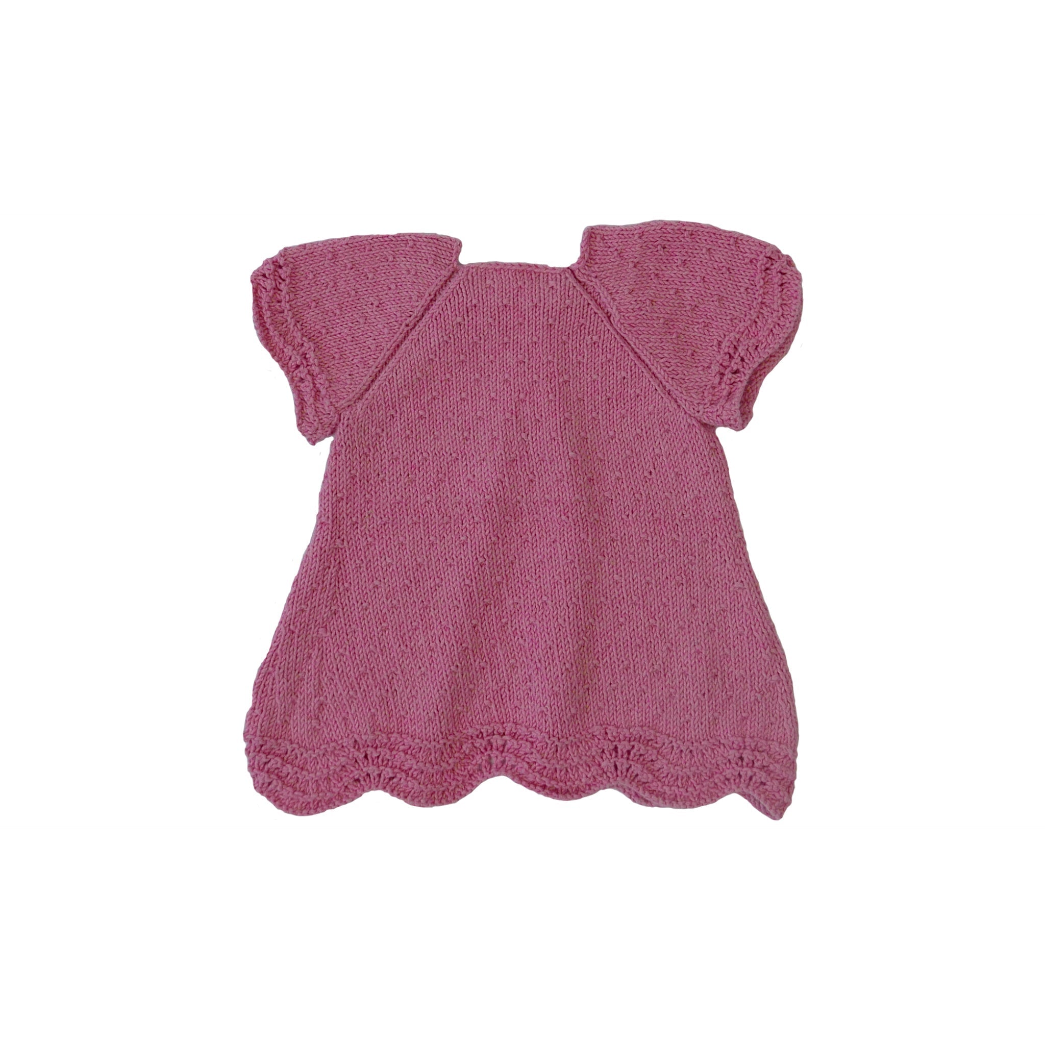 Noa  Cardigan (Hand-knitted) - Peach