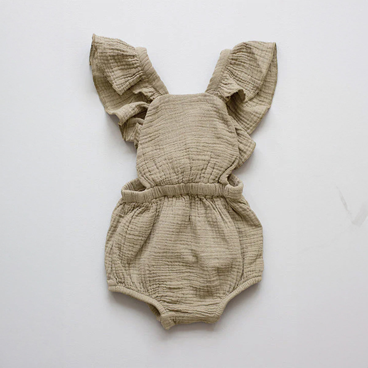 The Ruffle Romper - Sand