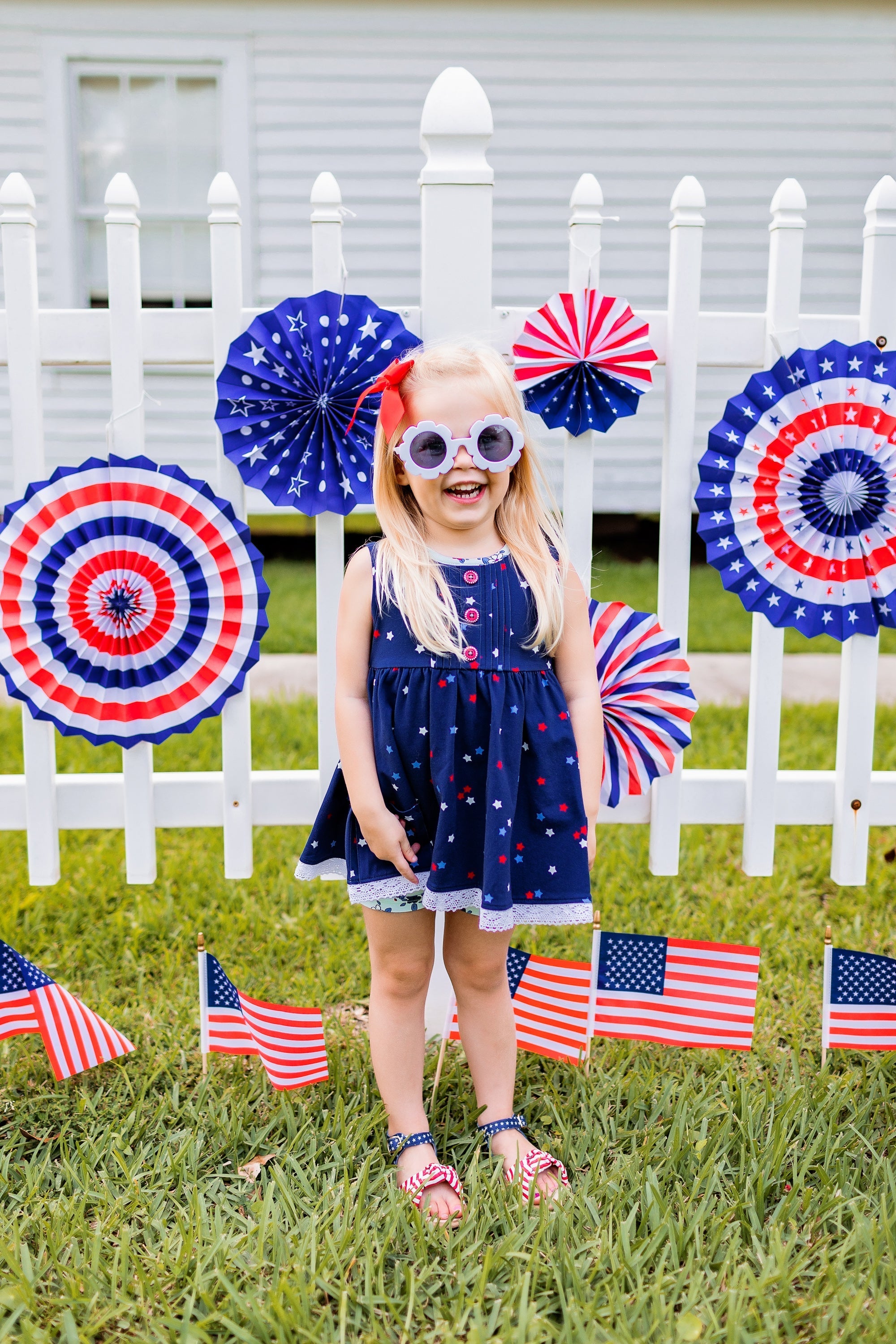 Patriotic Hazel Sandal