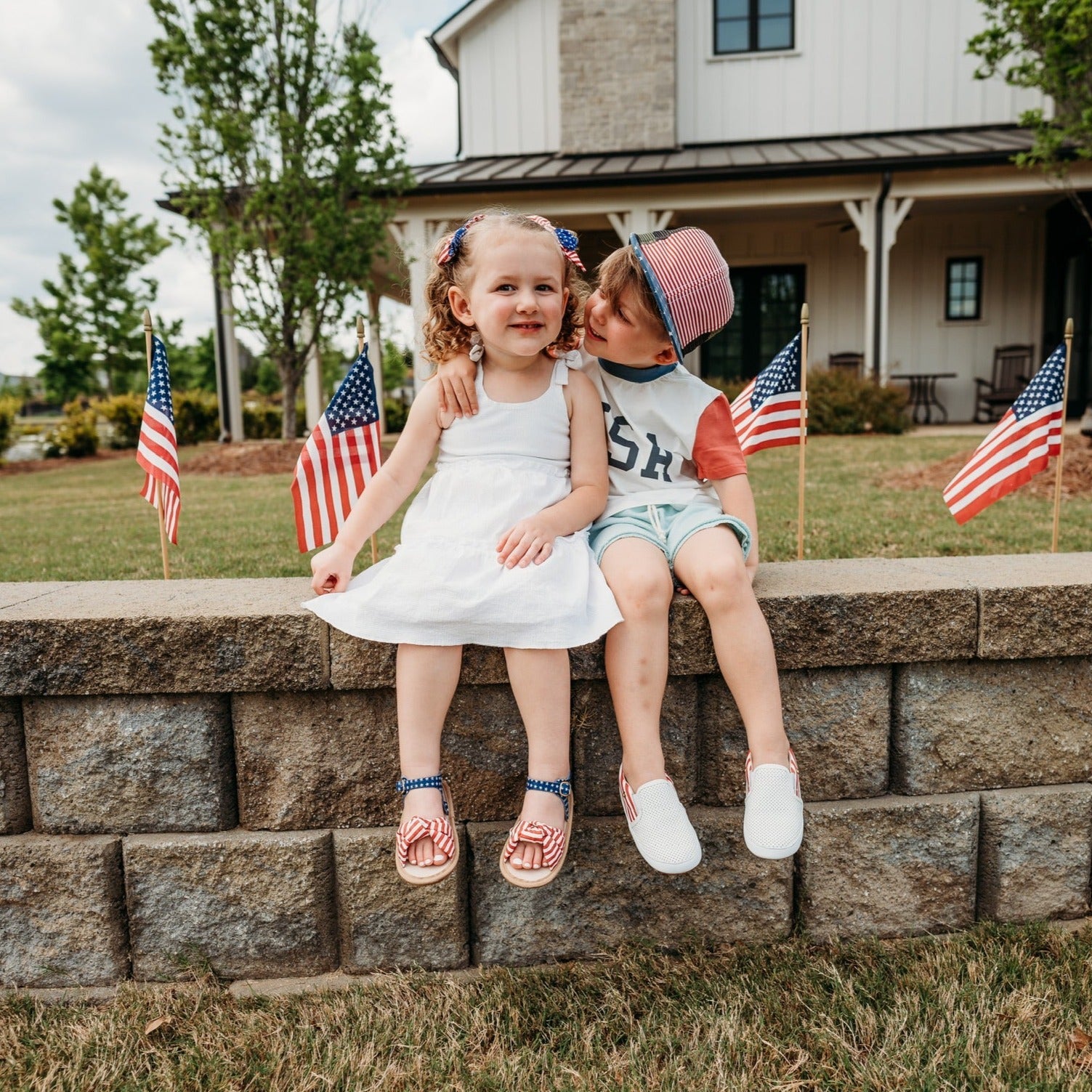 Patriotic Hazel Sandal