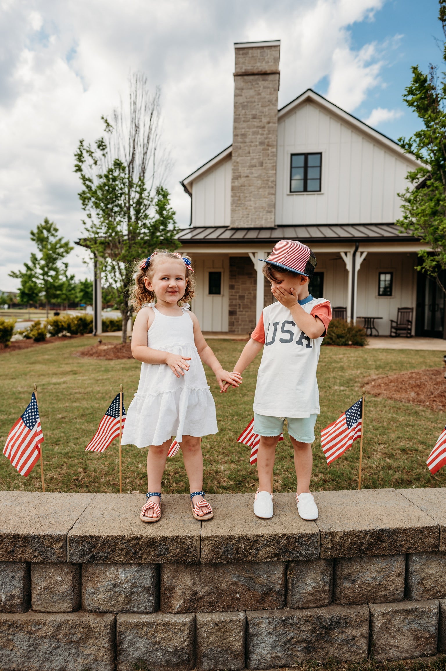 Patriotic Hazel Sandal