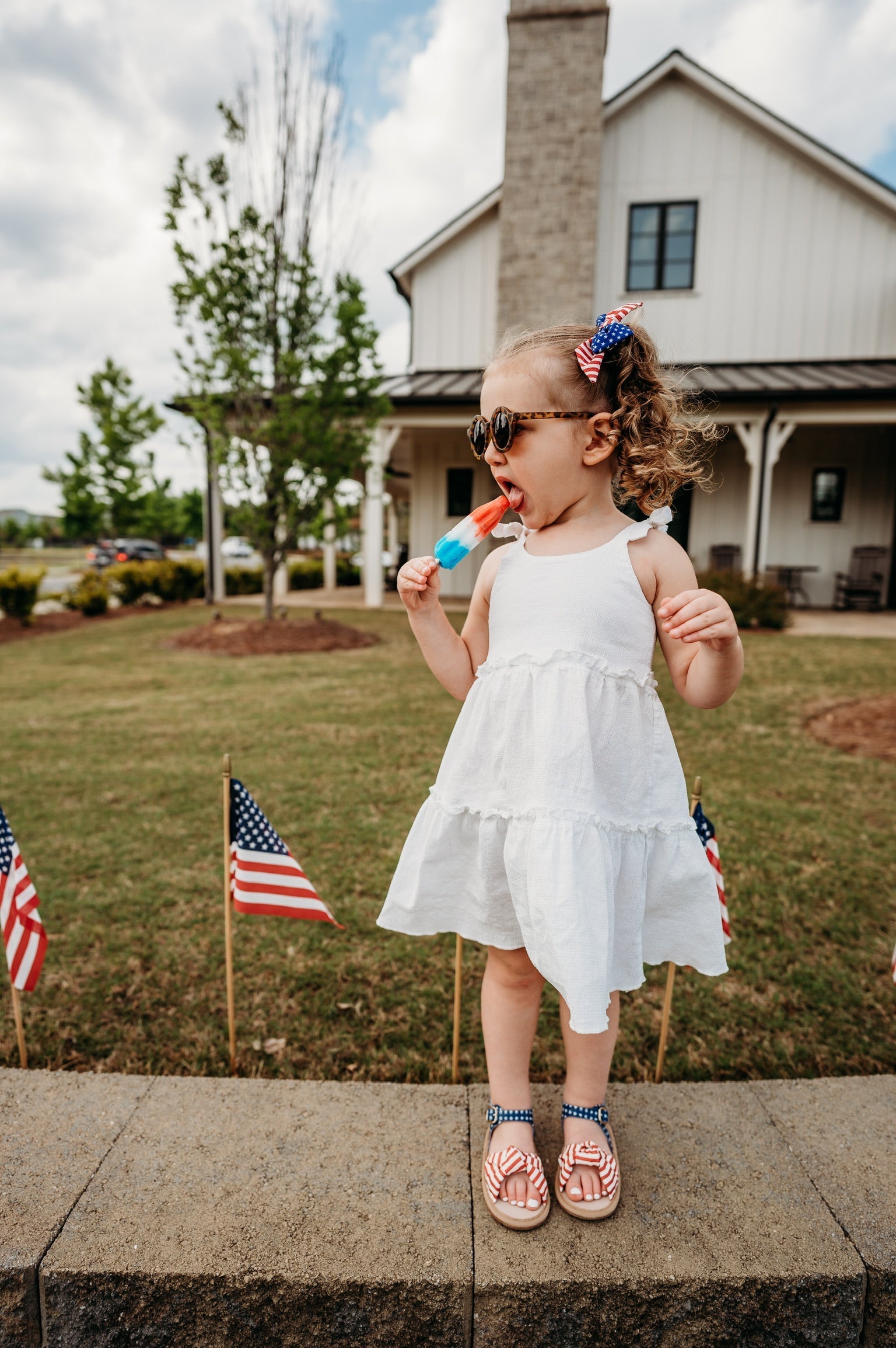 Patriotic Hazel Sandal