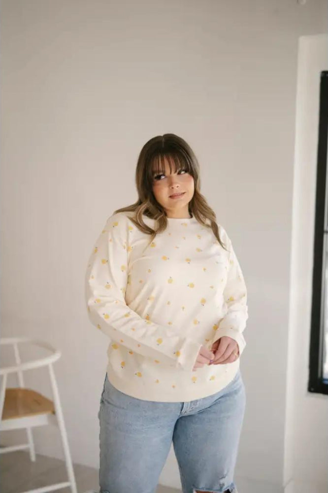 Peachy Keen Organic Cotton Pullover