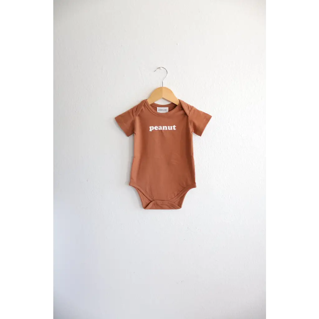 Peanut Organic Cotton Baby Onesie