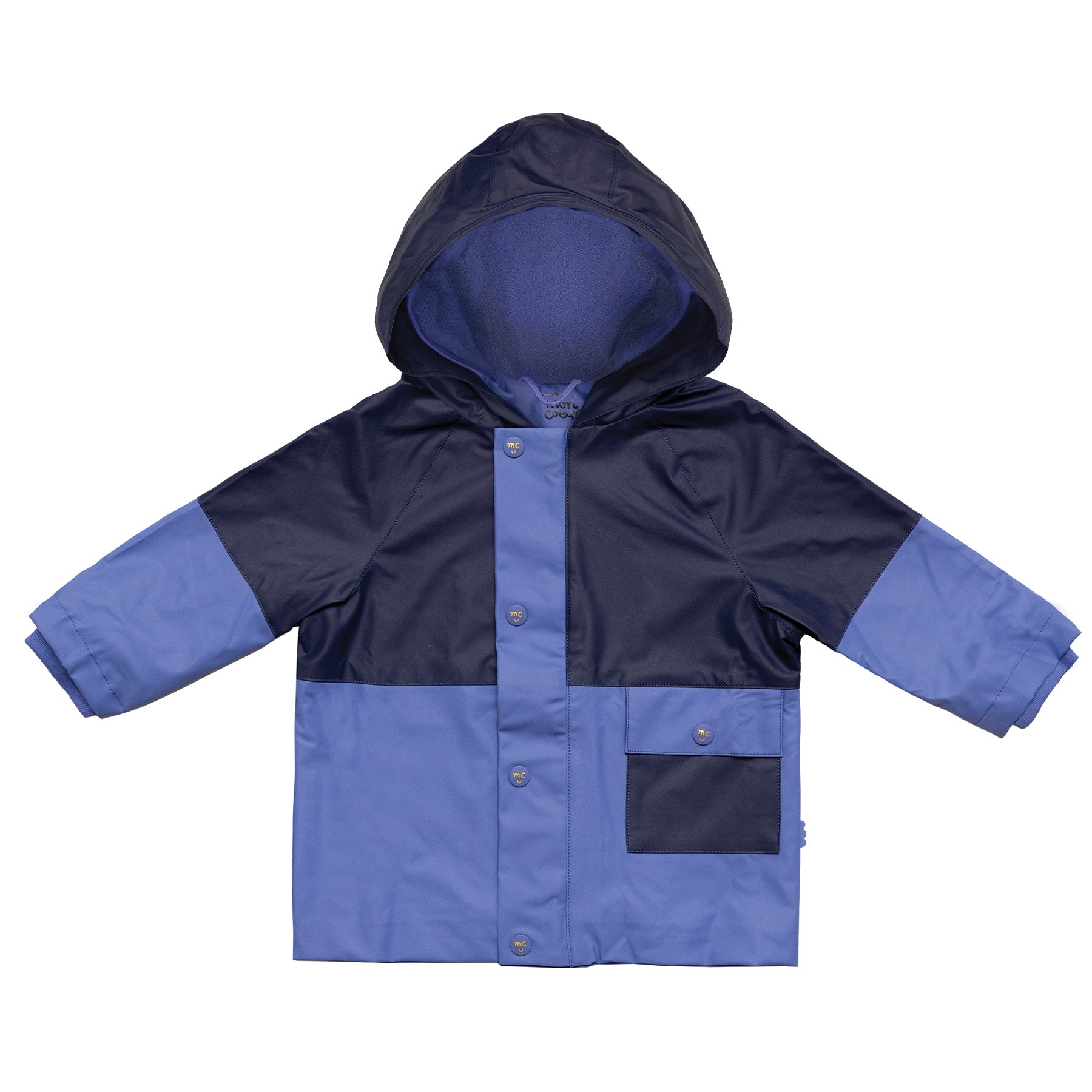 Colorblock Kid Raincoat Jackets Mon Coeur   