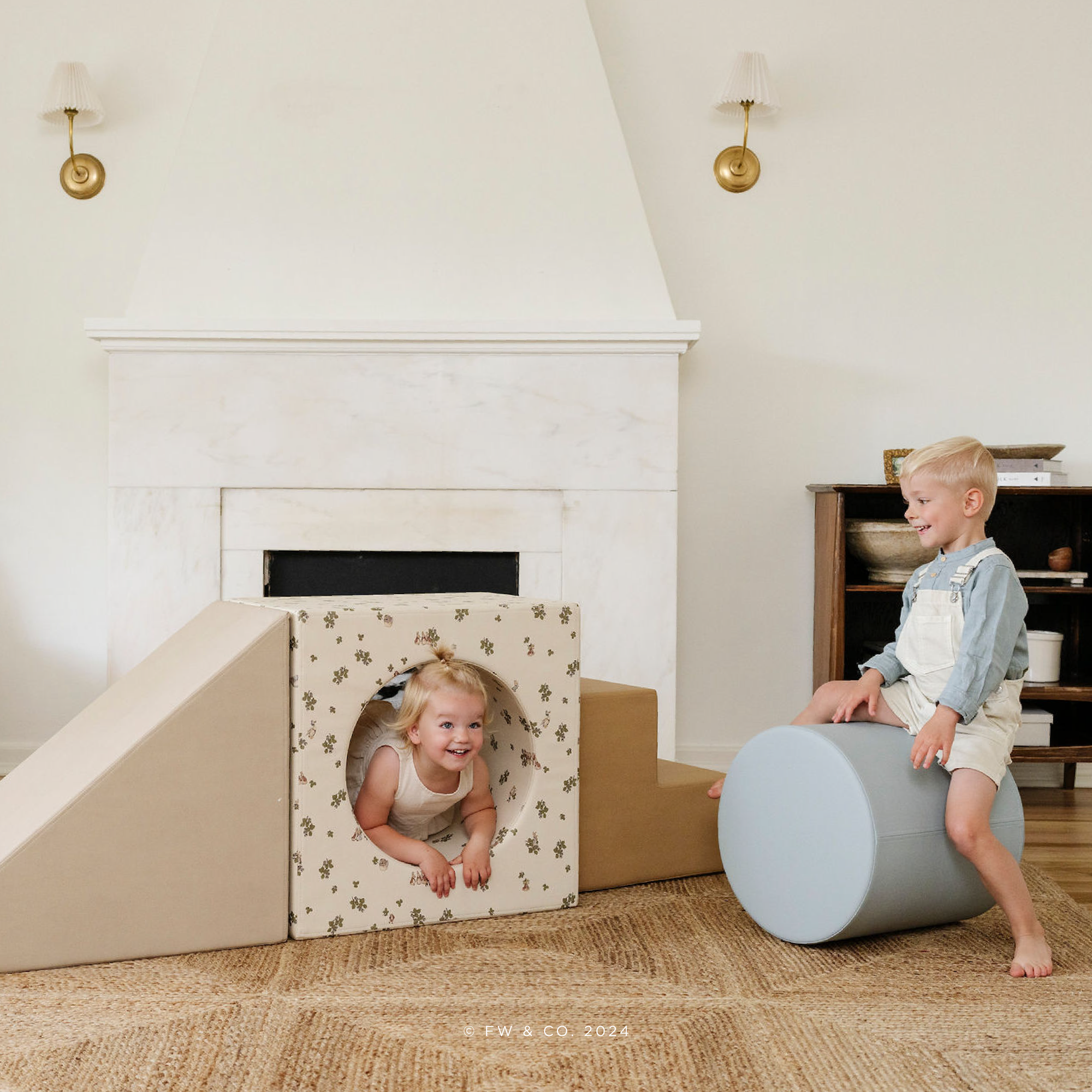 Block Playset for Kids Playroom