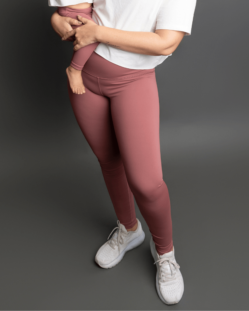 Peyton High Rise Yoga Pant - Rose Taupe