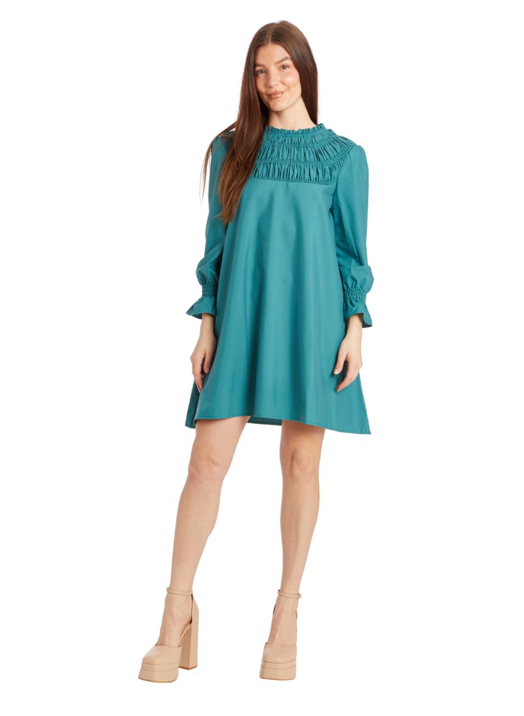Hallie Dress - Deep Ocean