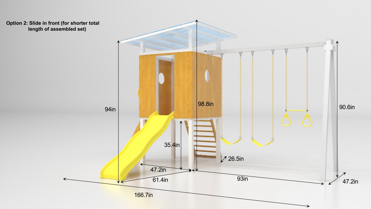 Forest - Modern Backyard Outdoor Swing Set 2 Swings And Trapeze Bar Outdoor Avenlur.com   