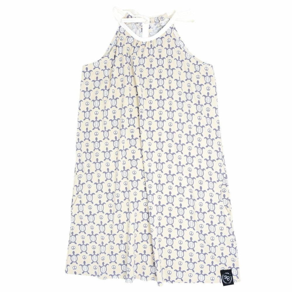 Pillowcase Pocket Dress - Peaceful Turtle