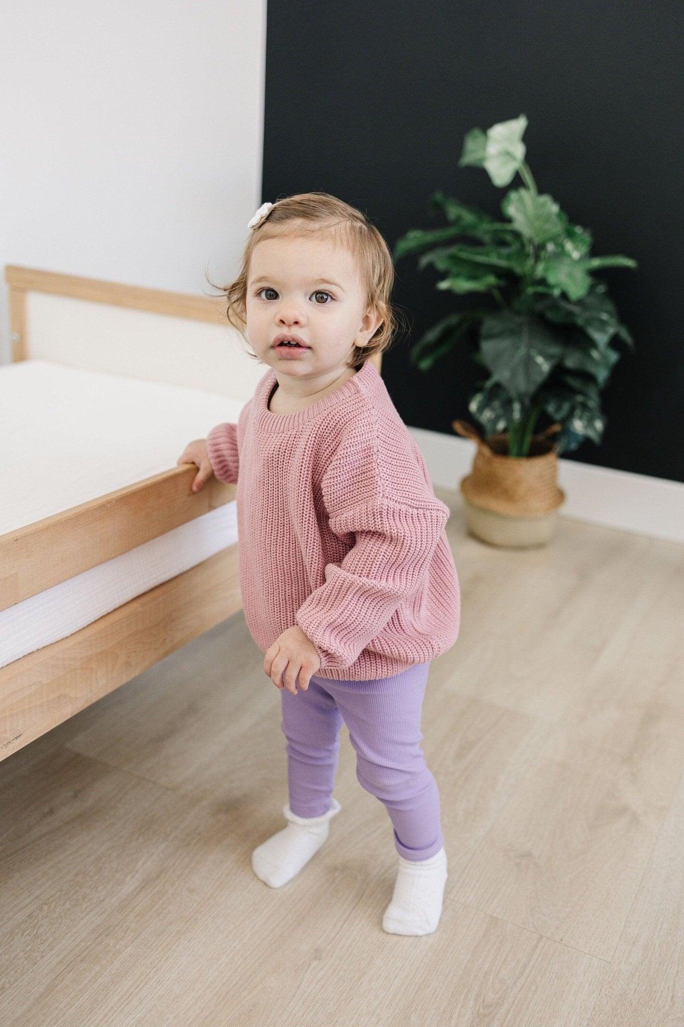 Pink Chunky Knit Sweater