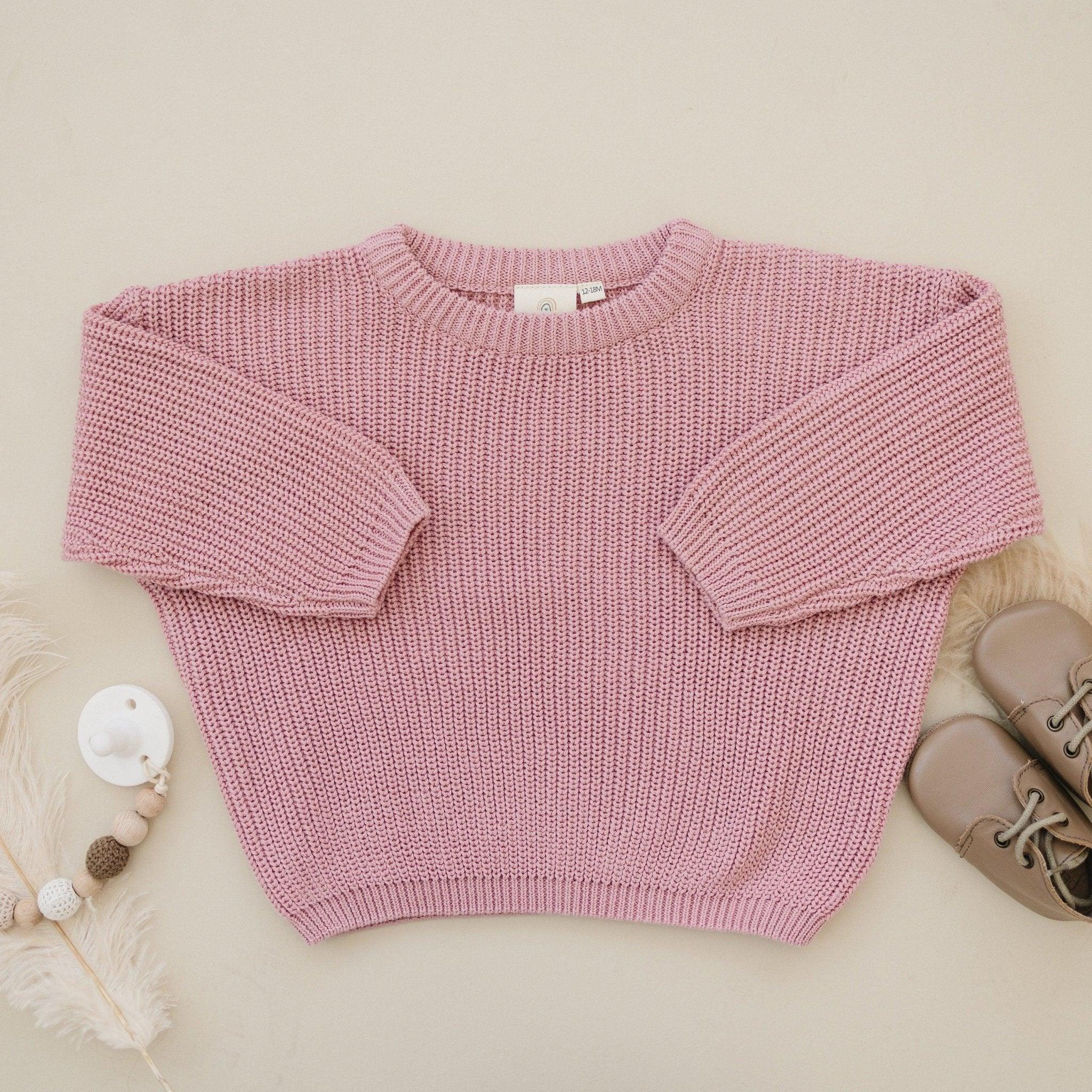 Pink Chunky Knit Sweater