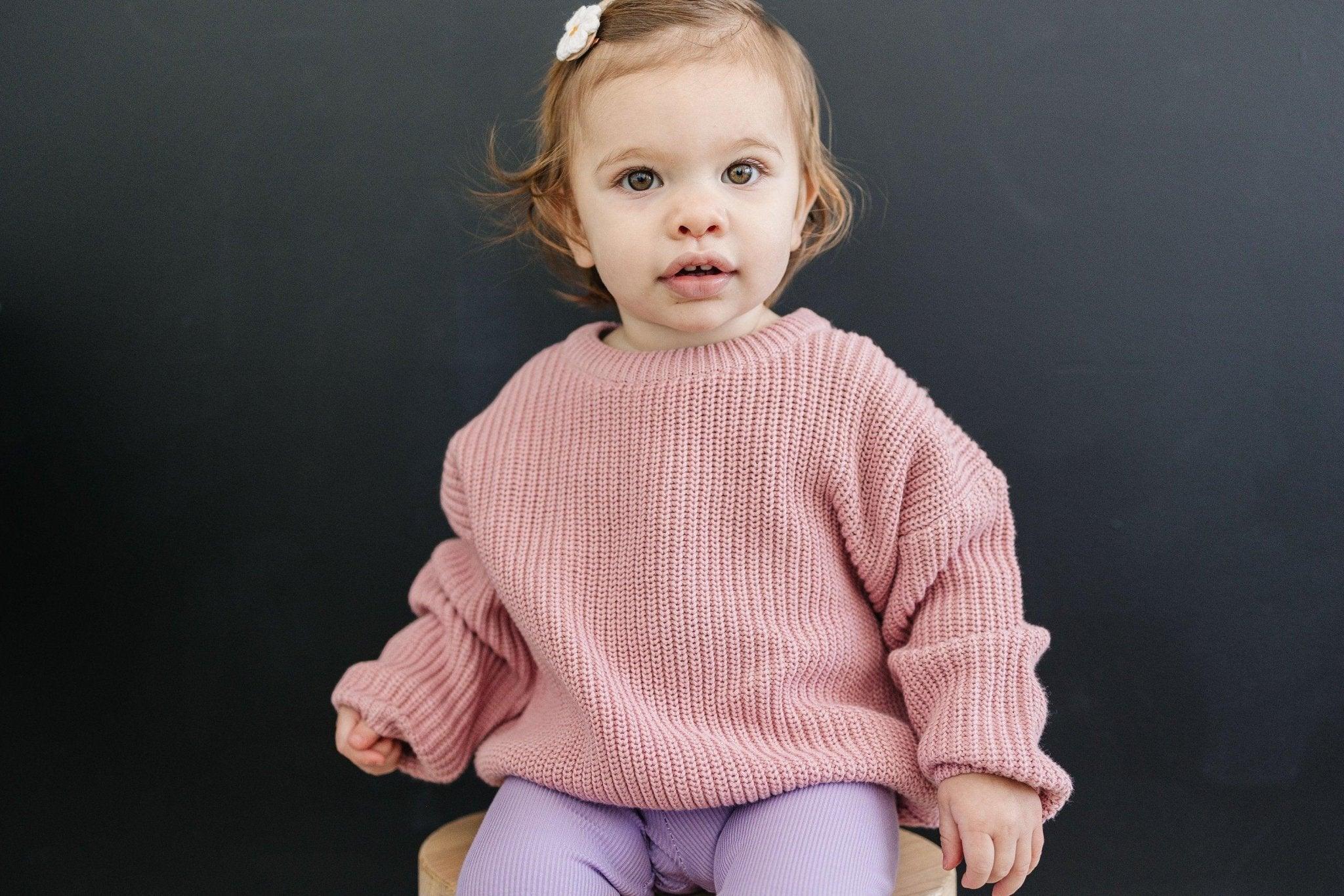 Pink Chunky Knit Sweater