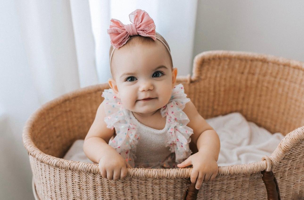 Dusty Pink Vintage Bow