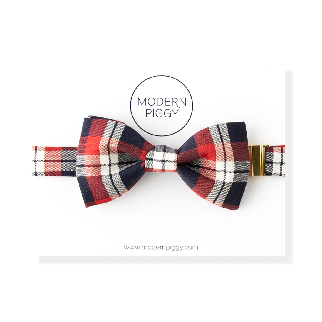 Patriotic Plaid | Bow Tie