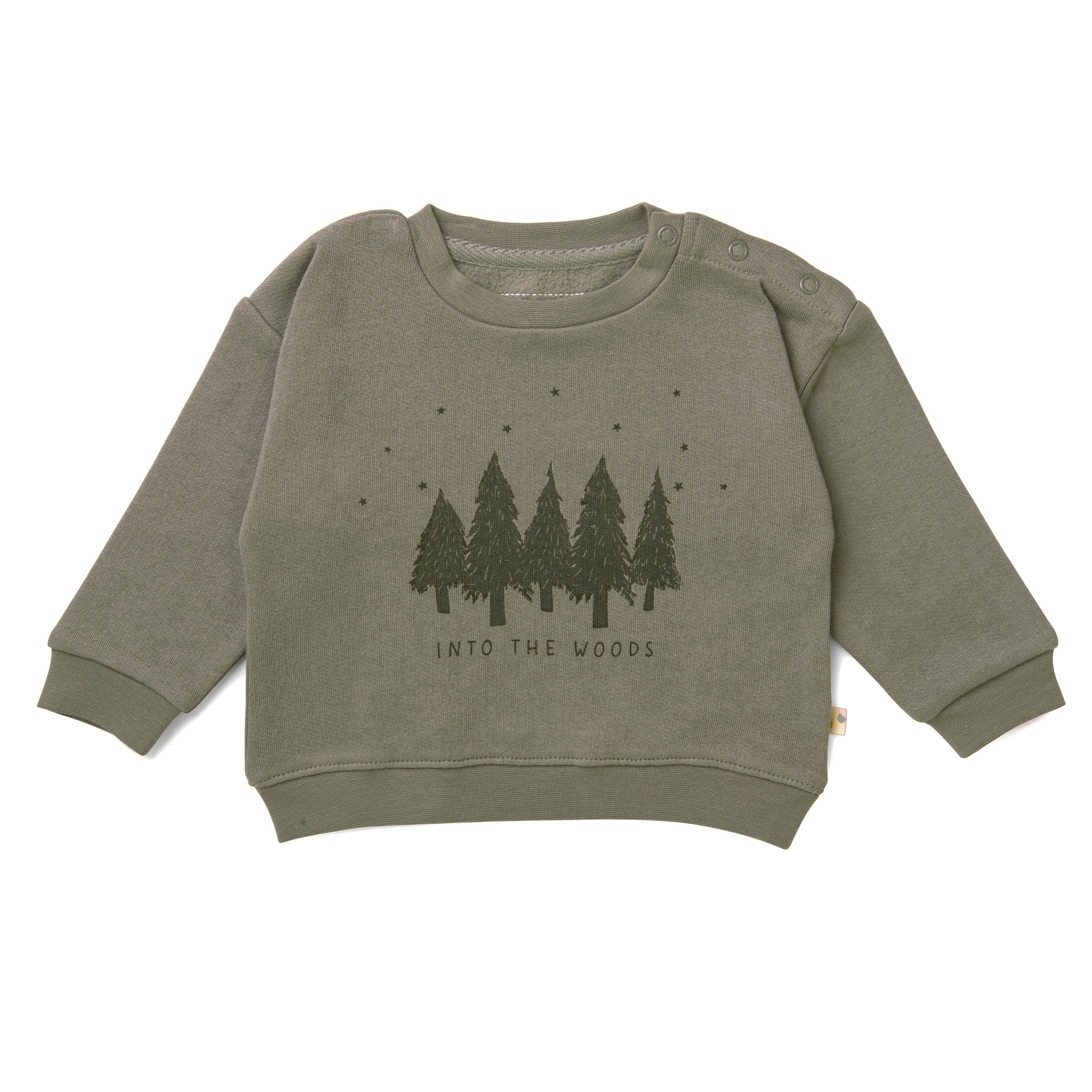 Organic Kids Sweatshirt - Woods Sweatshirt Makemake Organics   