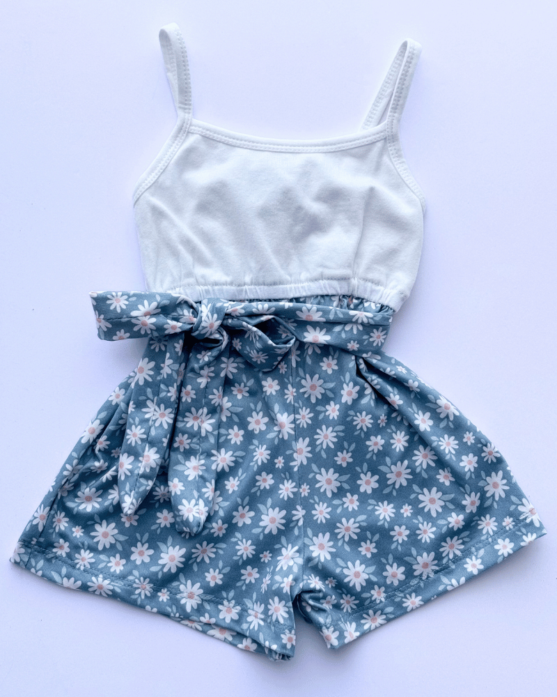 Betty Camisole Romper - Flower Petals
