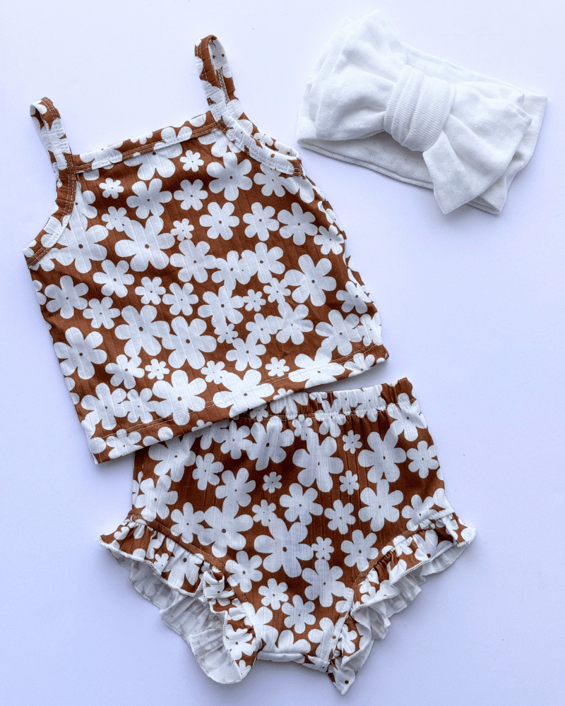 Luna Top and Bloomer Set - Flower Child