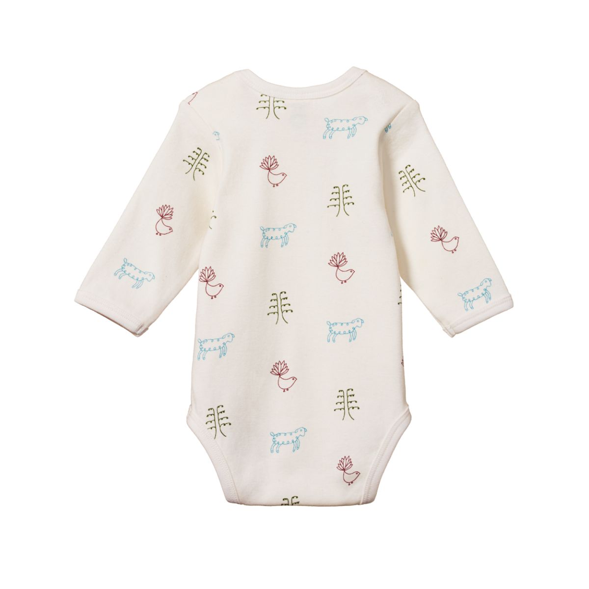 Long Sleeve Bodysuit - Nature Baby Print