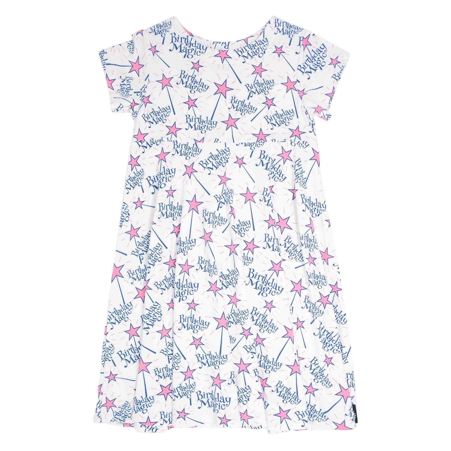 Swirly Girl Short Sleeve Dress - Magical Birthday